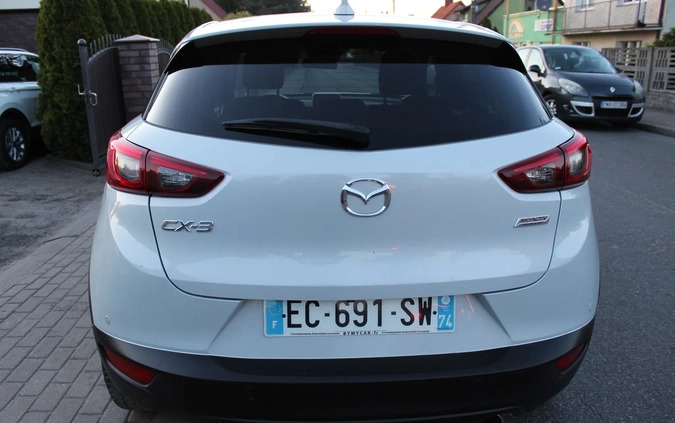 Mazda CX-3 cena 31900 przebieg: 88000, rok produkcji 2016 z Kłecko małe 137